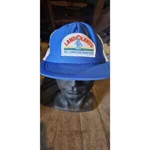 Land O Lakes butter farming trucker style vintage 1980s/1990s snapback hat